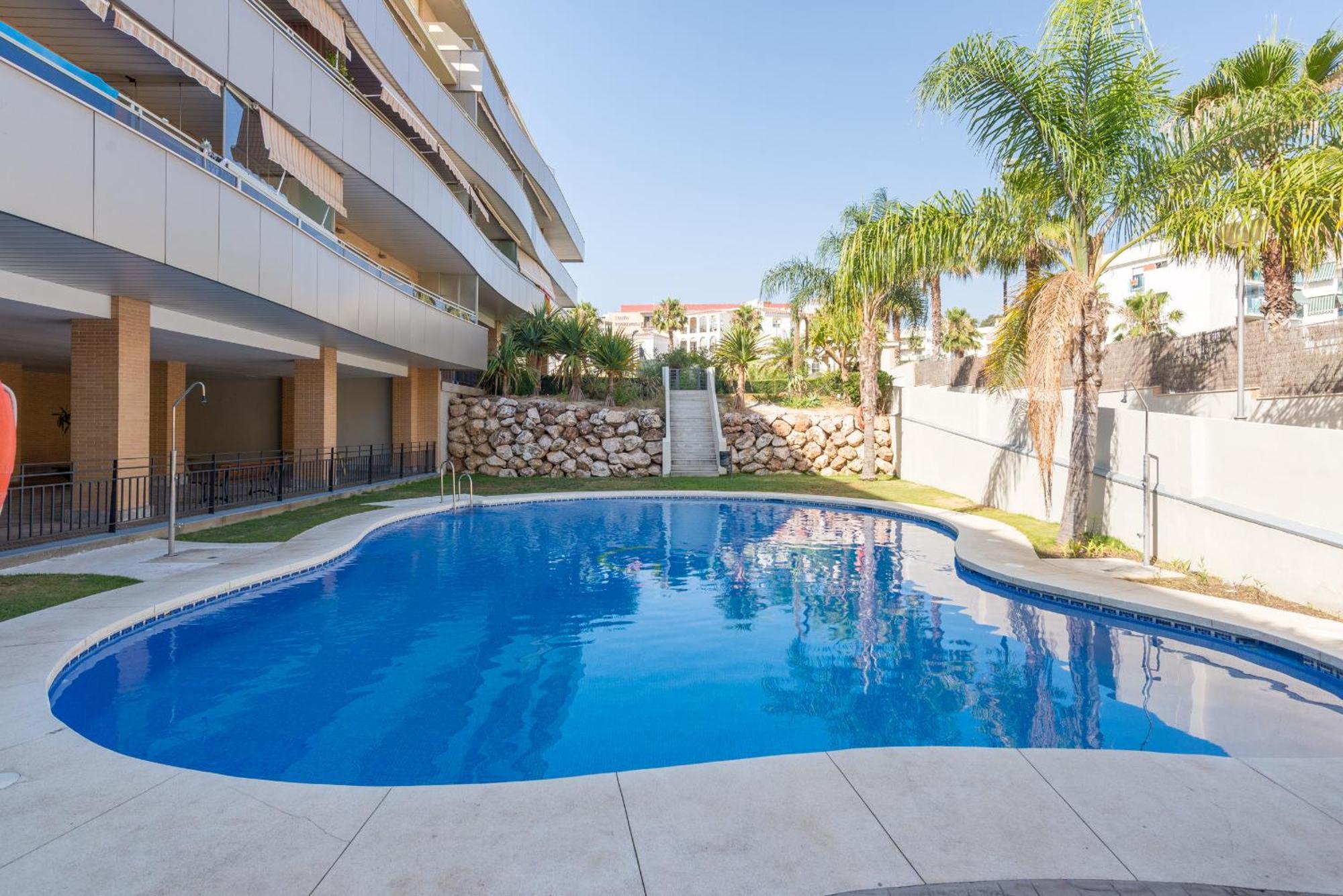 Hill Apartment With Terrace, Parking, Pool & Paddle Court トレモリノス エクステリア 写真
