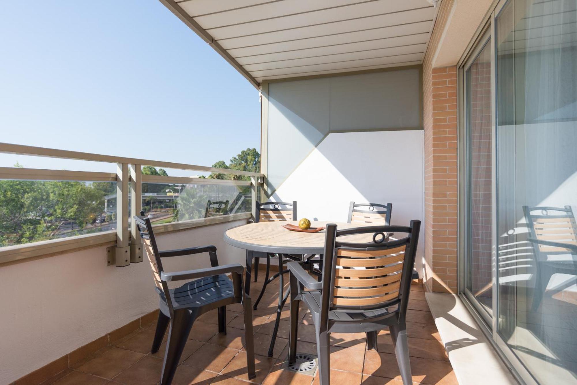 Hill Apartment With Terrace, Parking, Pool & Paddle Court トレモリノス エクステリア 写真